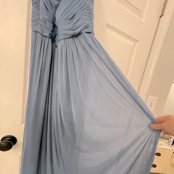 NWT David’s Bridal Lovely Blue Dress / gown Size 8 - Picture 8 of 8